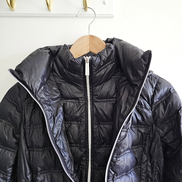 Duck Down MICHAEL Michael Kors Packable Short Down Fill Black Women's Jacket, S - Picture 6 of 16